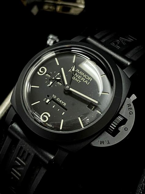 panerai 10 days black|panerai gmt luminor.